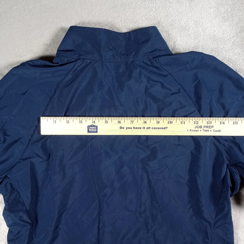 Nike Essential Running Jacket Mens Medium Navy Blue Full Zip 728249-419 Gorpcore